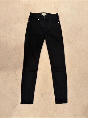 Madewell Black Skinny Jeans 9” mid-rise (size 26)